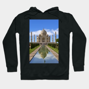 Taj Mahal with reflection. Hoodie